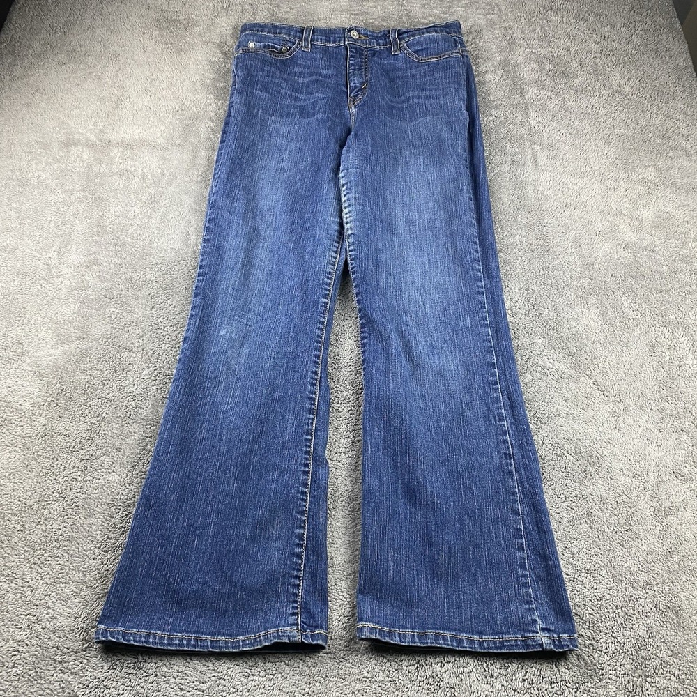 Levis‎ 512 Perfectly Shaping Boot Cut Jeans Womens 12S Blue Medium Wash Denim